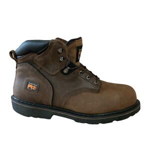 TIMBERLAND Pro 24/7 Boot Sz 14 New Brown Steel Toe Slip Resistant Work 33034